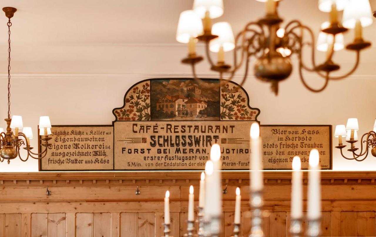 Schlosswirt Forst Lagundo Kültér fotó